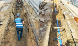 Zakończono pierwszy etap przebudowy sieci wodociągowej na ulicy Świdnickiej w Środzie Śląskiej