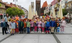 Przedszkolaki z Publicznego Przedszkola nr 3 „Pod Topolą” powitały jesień w Środzie Śląskiej