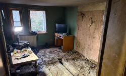 Tragiczny pożar budynku wielorodzinnego w Kwietnie. Jedna osoba nie żyje