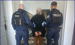 Policyjna interwencja w Sądzie Rejonowym - Zatrzymano osobę poszukiwaną