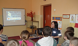 Lekcja policyjna w Mieczkowie