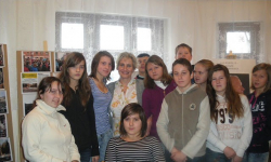 Lekcje w bibliotece w Wilkszynie